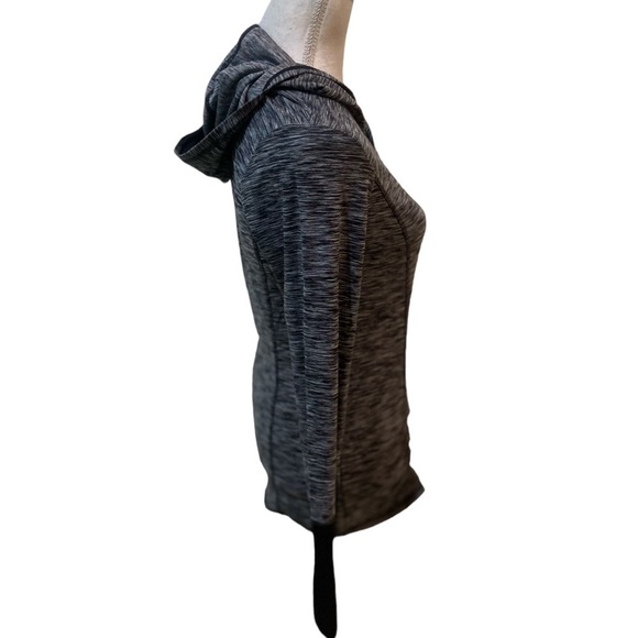 RBX performance athletic hoodie gray heathered Overstitching thumb hole small - Picture 8 of 14